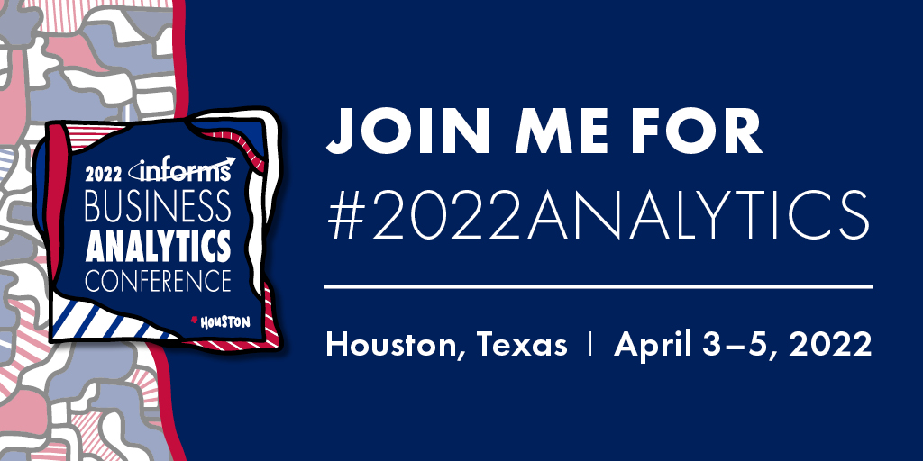 社交图形：加入我在休斯顿的＃2022Analytics，T​​X，4月3日至5日，2022年