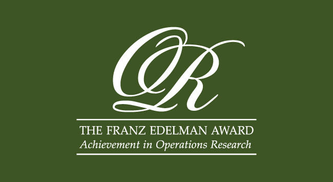 全球领先的运营研究和分析奖:2021年INFORMS Franz Edelman竞赛提伟德体育1946手机版升研究，我…