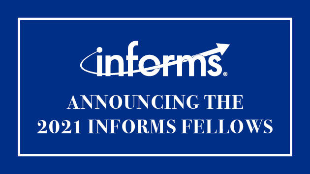 INFORMS提名2021名研究员