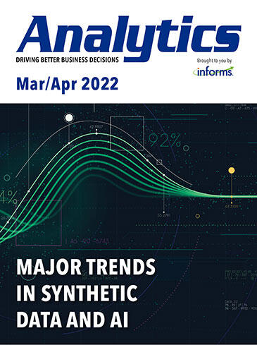 Analytics magazine Mar/Apr 2022 cover