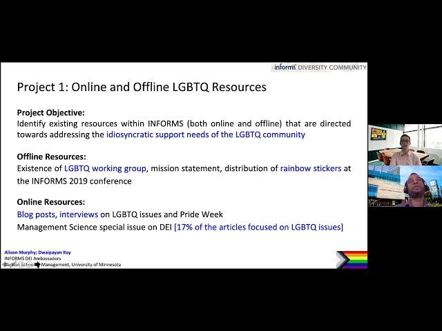 2020年DEI大使Alison Dwai和Dwaipayan Pan: LGBT社区建设